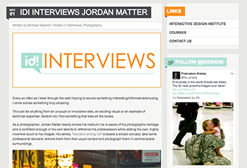 IDI Interviews Jordan Matter